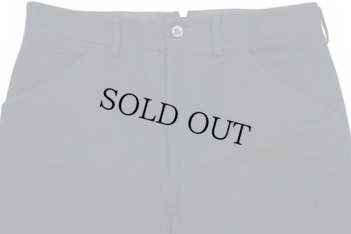 画像4: 50s 米軍 U.S.NAVY NAVAL フレア メルトン ウール セーラーパンツ カスタム 濃紺 29S (4)