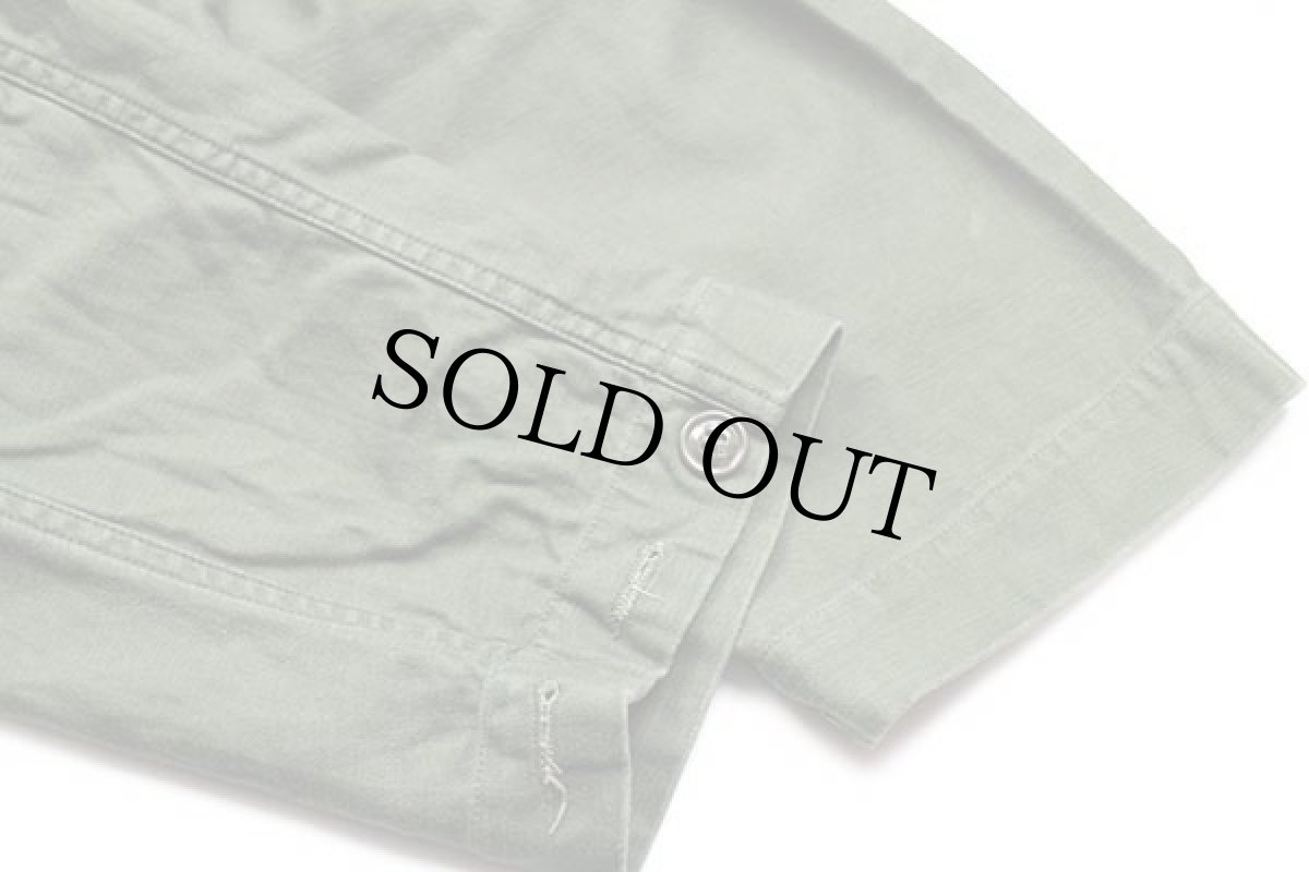 画像8: 80s 米軍 U.S.ARMY コットンサテン カバーオール オールインワン オリーブグリーン L★02 つなぎ (8)