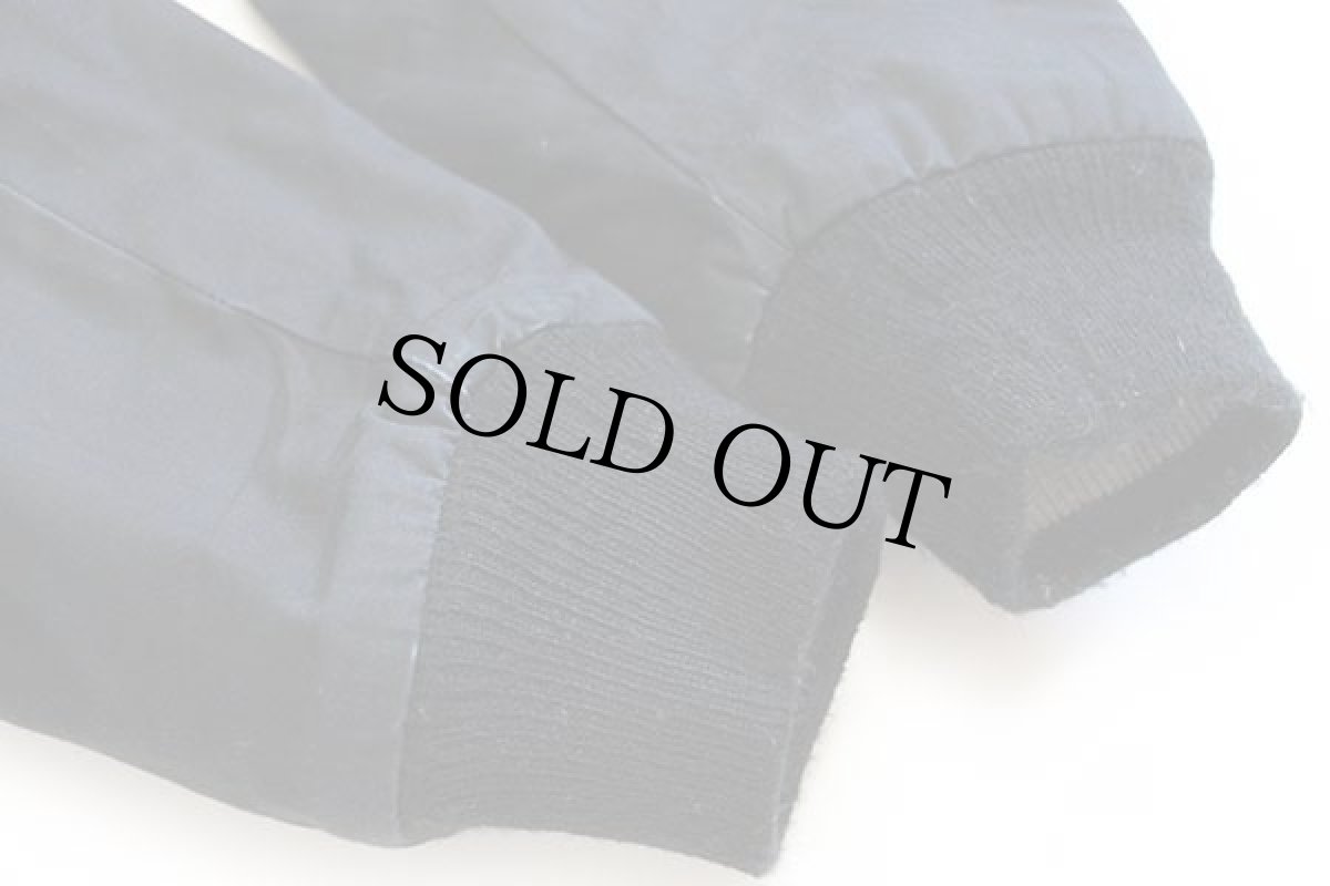 画像4: 70s Woolrichウールリッチ 無地 リバーシブル 中綿入り ジャケット 黒×グレー M (4)