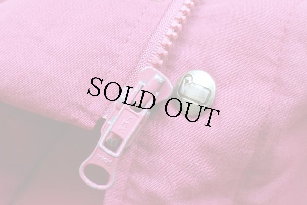 画像5: 80s USA製 Woolrichウールリッチ タータンチェック ウールライナー マウンテンパーカー ピンク W-L (5)