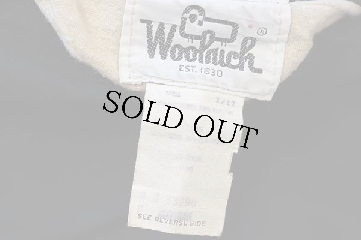 画像5: 70s Woolrichウールリッチ 無地 リバーシブル 中綿入り ジャケット 黒×グレー M (5)