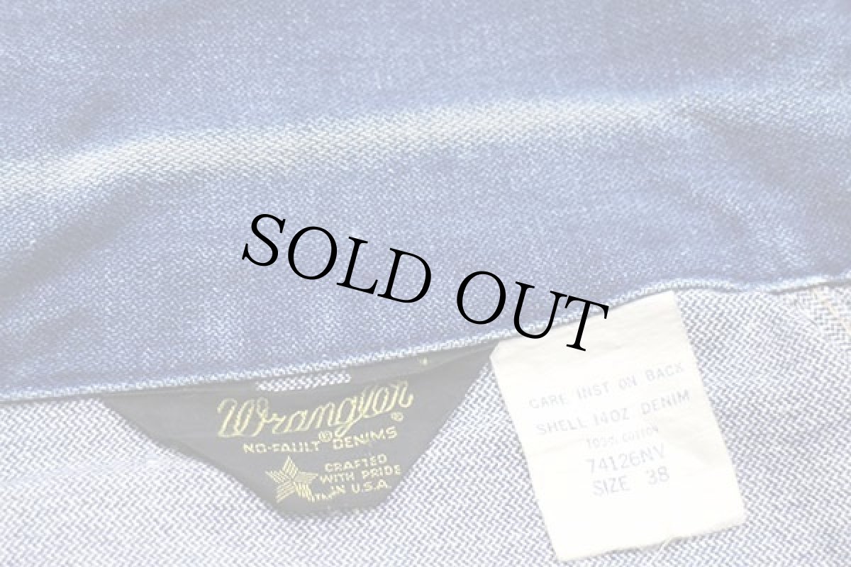 画像4: 80s USA製 Wranglerラングラー 74126NV デニムジャケット 38 (4)