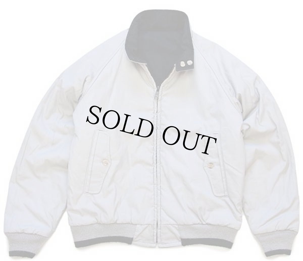 画像6: 70s Woolrichウールリッチ 無地 リバーシブル 中綿入り ジャケット 黒×グレー M (6)