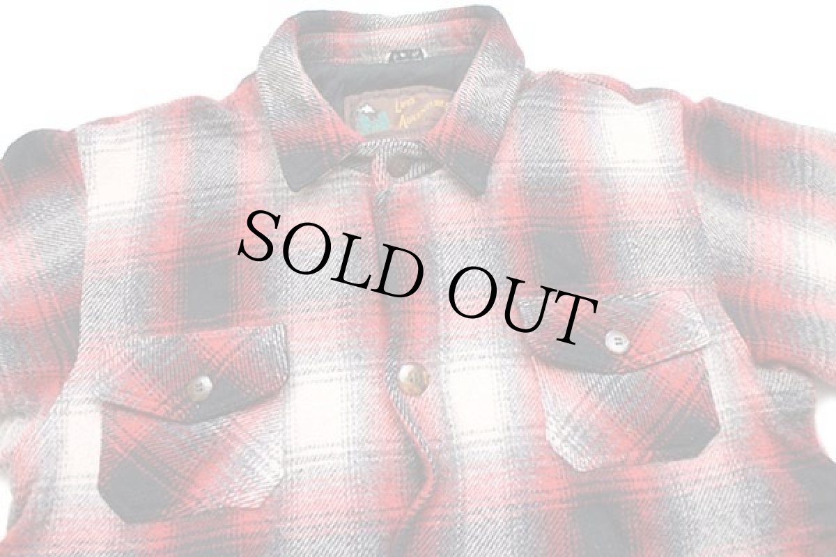 画像3: 90s ブルガリア製 LIFES ADVENTURES オンブレチェック キルティングライナー ウール混 シャツジャケット L (3)