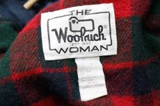画像4: 70s USA製 Woolrichウールリッチ タータンチェック ウールライナー マウンテンパーカー 紺 W-M (4)
