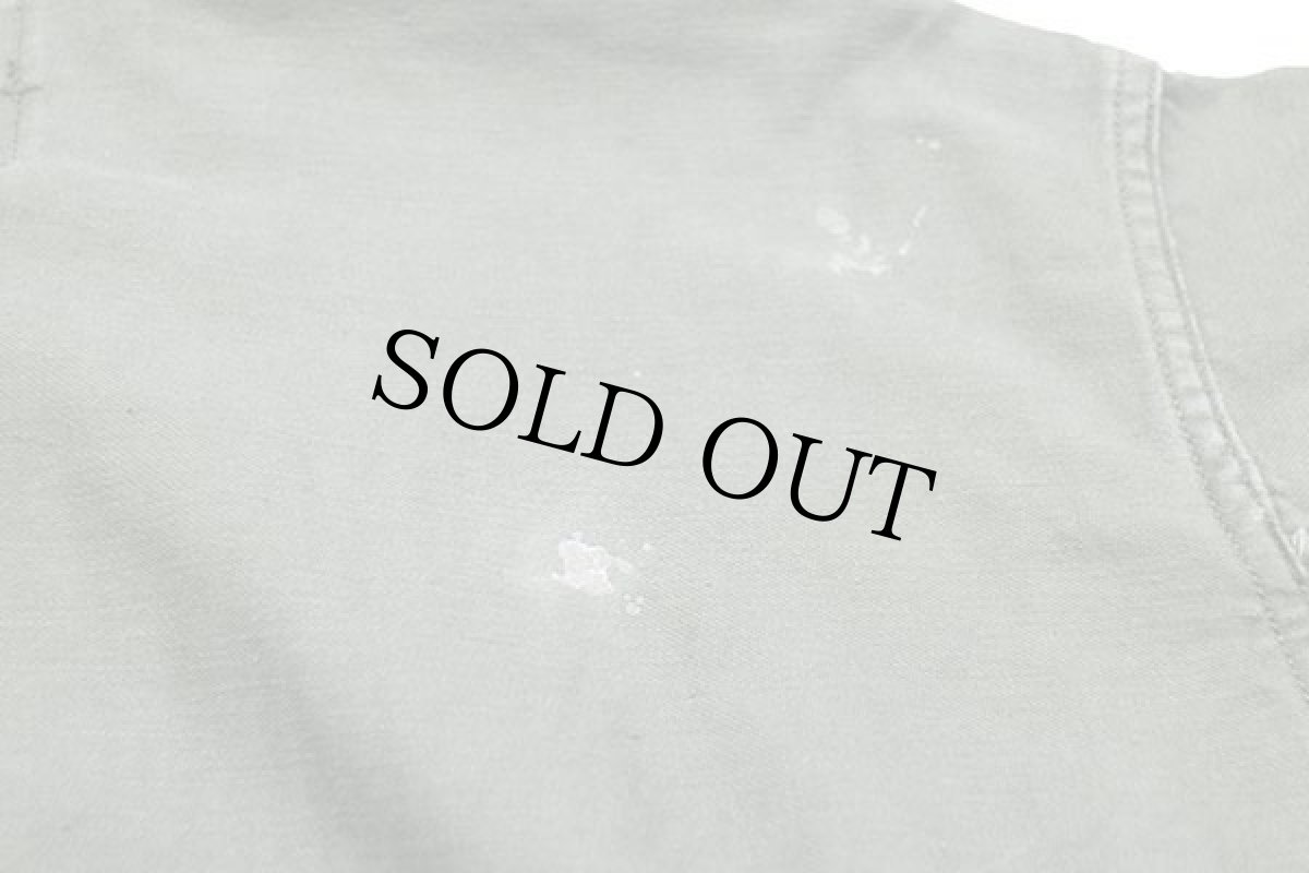 画像10: 80s 米軍 U.S.ARMY コットンサテン カバーオール オールインワン オリーブグリーン L★02 つなぎ (10)