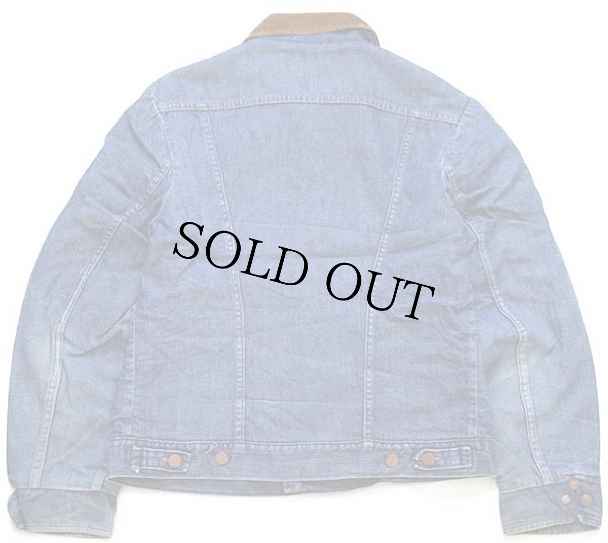 画像2: 70s USA製 Wranglerラングラー ボアライナー デニムジャケット★A (2)