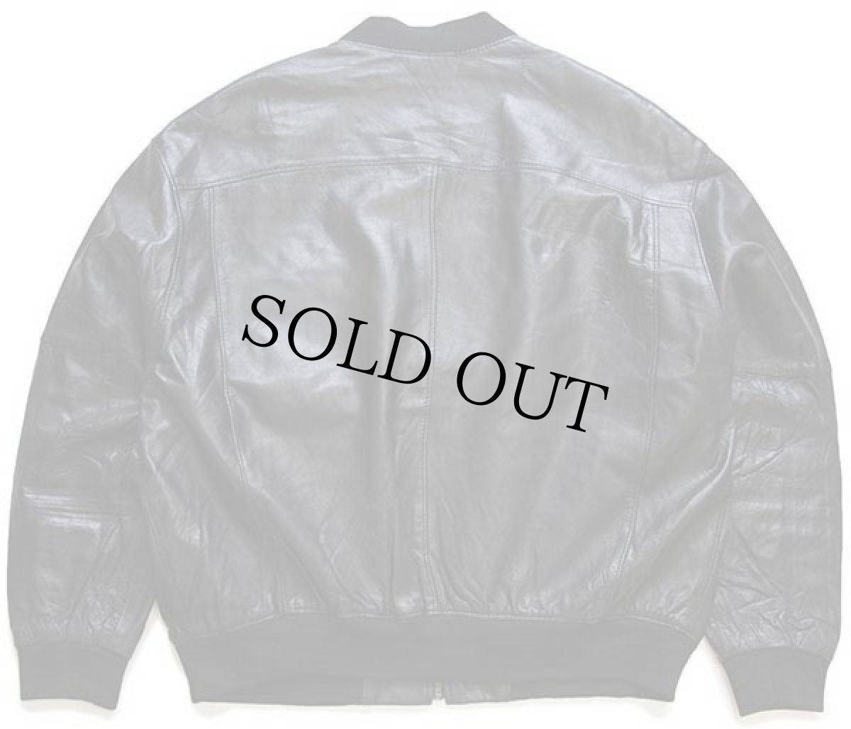 画像2: 90s UNKNOWN 総柄 ライナー レザージャケット 黒 52 (2)