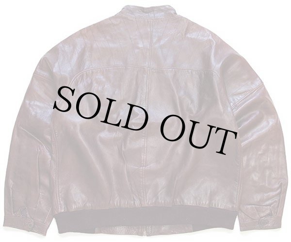 80s SCOMA'S レザー トラッカージャケット 90s 古着 4th 古着 80s フランス製 Euro Levi's 4thタイプ ポケット付 デニム