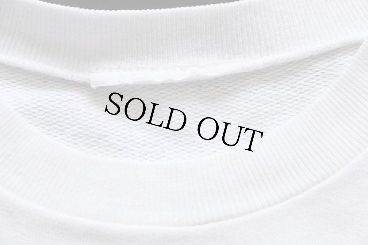 画像6: 80s SNOOPYスヌーピー ウッドストック TENNIS CUP テニス コットン スウェット 白 (6)