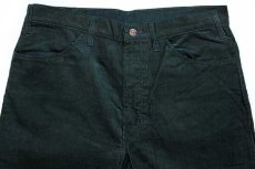 画像4: デッドストック★70s USA製 Levi'sリーバイス 646 コーデュロイパンツ 深緑 w36 L32★ベルボトム (4)