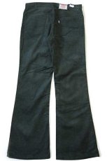 画像3: デッドストック★70s USA製 Levi'sリーバイス 646 コーデュロイパンツ 深緑 w36 L32★ベルボトム (3)