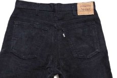 画像5: 80s USA製 Levi'sリーバイス 517 コーデュロイパンツ 濃紺 w34 L34★ブーツカット (5)