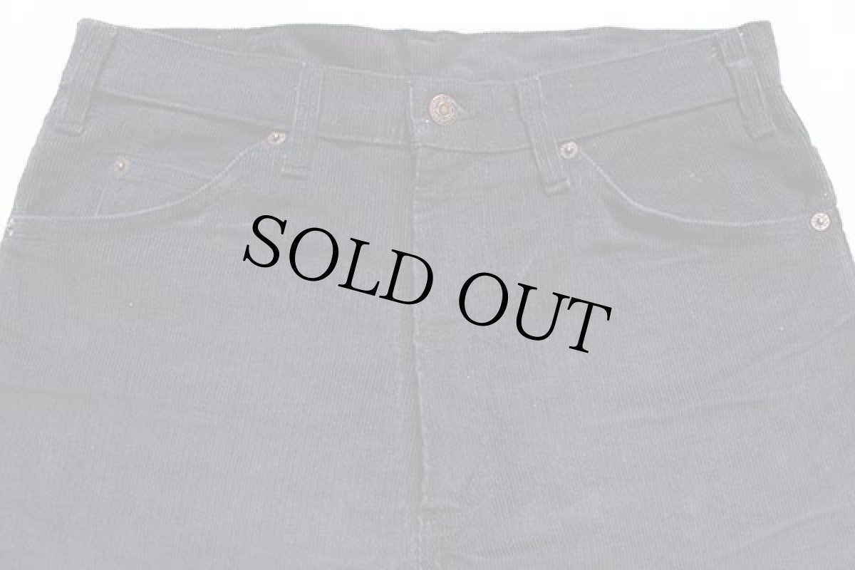 画像4: 80s USA製 Levi'sリーバイス 517 コーデュロイパンツ 濃紺 w34 L34★ブーツカット (4)