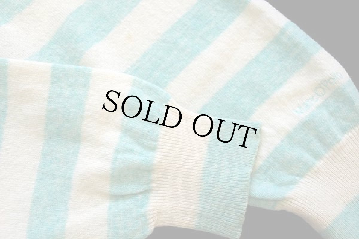 画像6: MarcO'Polo ボーダー ラムウールニット セーター ライトブルー×アイボリー (6)