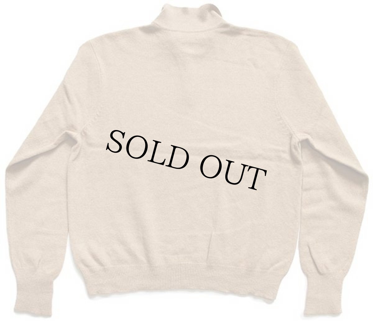 画像2: 90s ポロ ラルフローレン ワンポイント ラムウールニット ポロシャツ ライトブラウン XL (2)