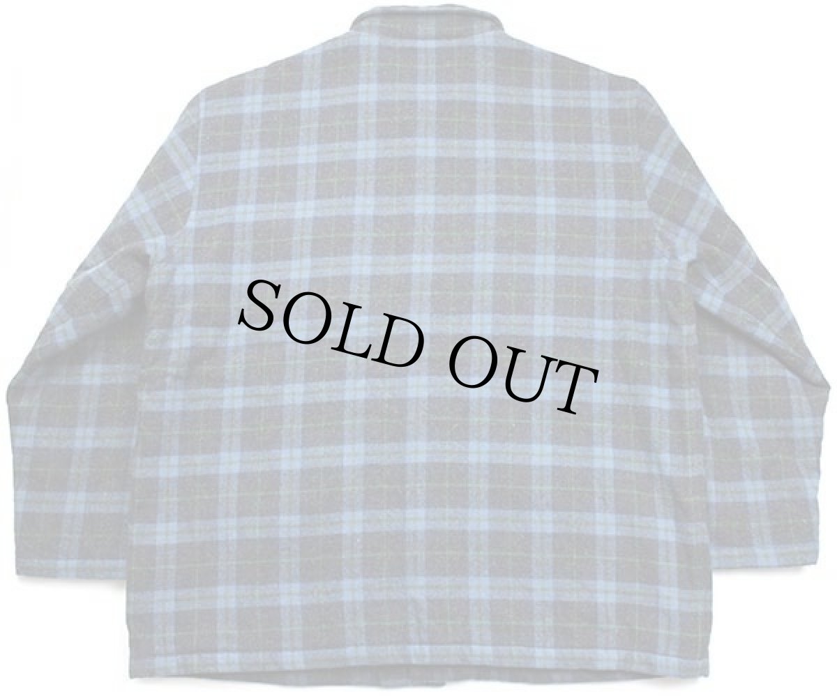 画像2: 90s J.CREW タータンチェック ウールジャケット XL (2)