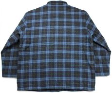 画像2: 90s J.CREW タータンチェック ウールジャケット XL (2)