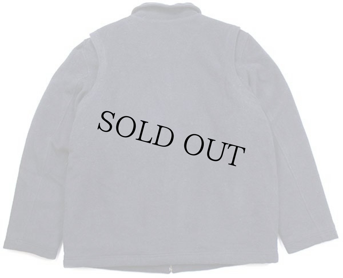 画像2: L.L.Bean 無地 Thinsulate キルティングライナー ウールジャケット 濃紺 L-T (2)