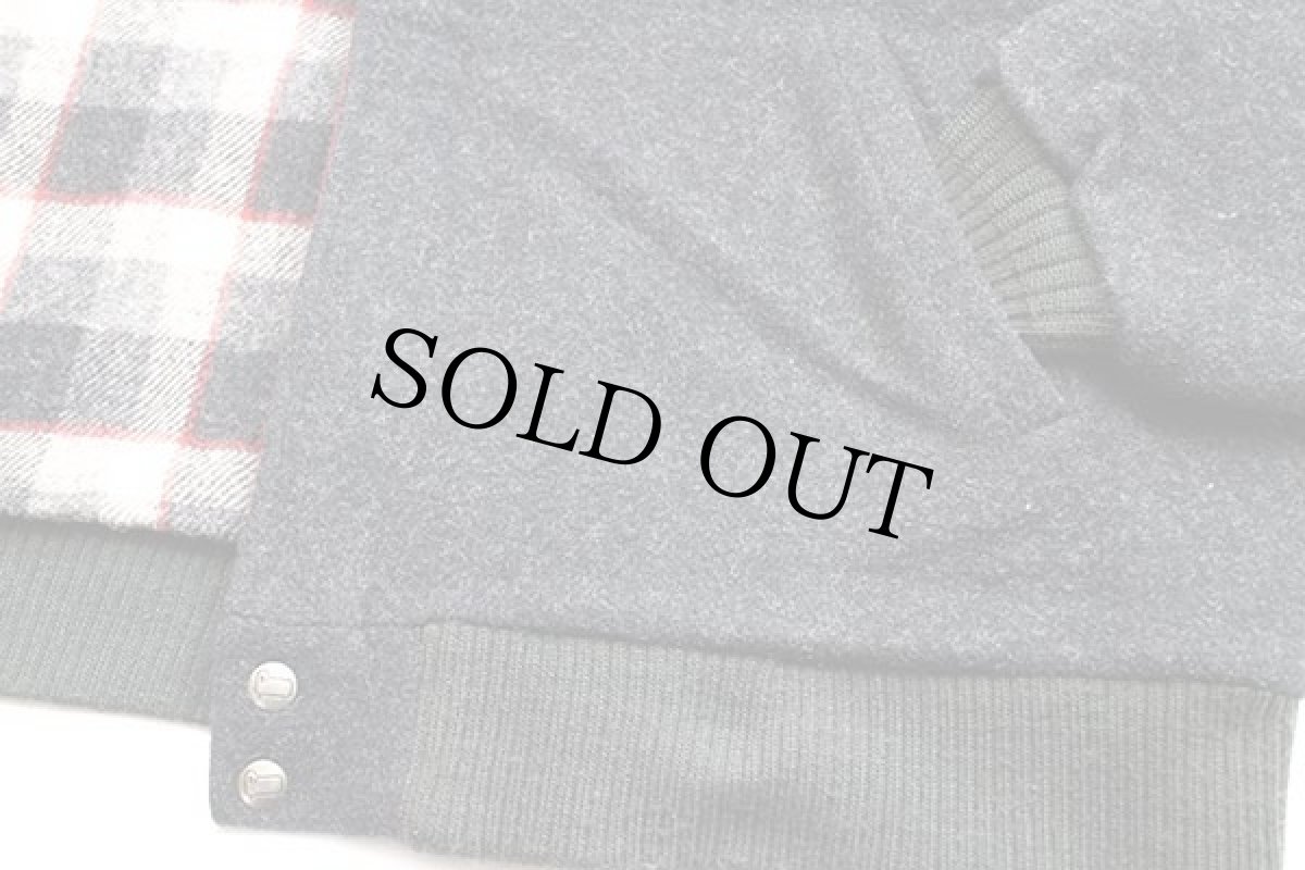 画像6: 80s USA製 Woolrichウールリッチ チェックライナー ウールジャケット チャコールグレー XL (6)