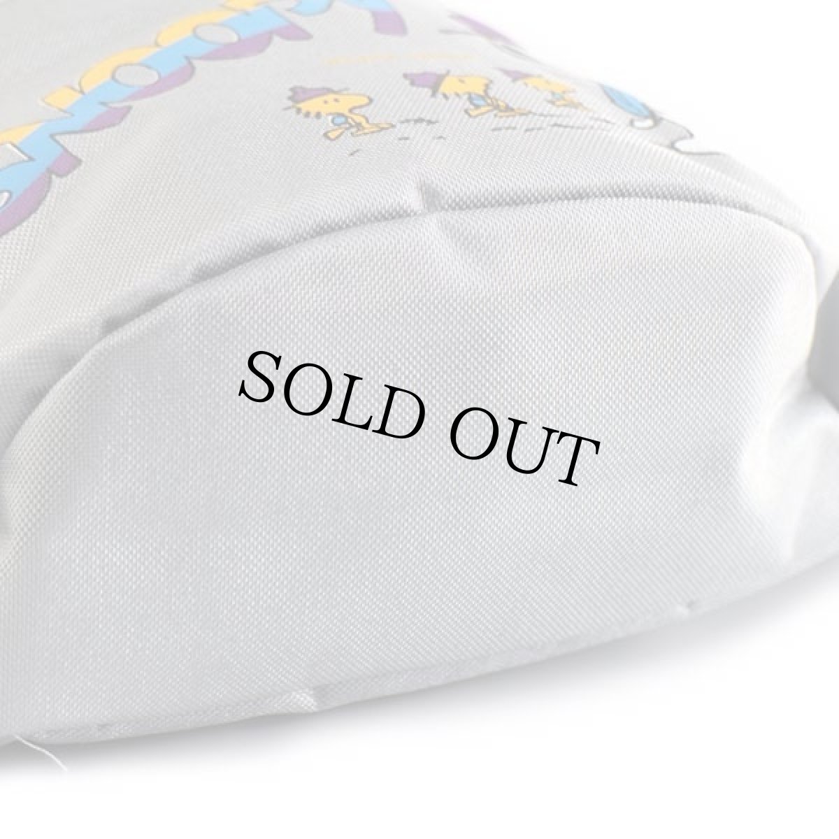 画像8: デッドストック★80s SNOOPY スヌーピー ウッドストック ツートン ナイロン ウエストポーチ★ウエストバッグ (8)