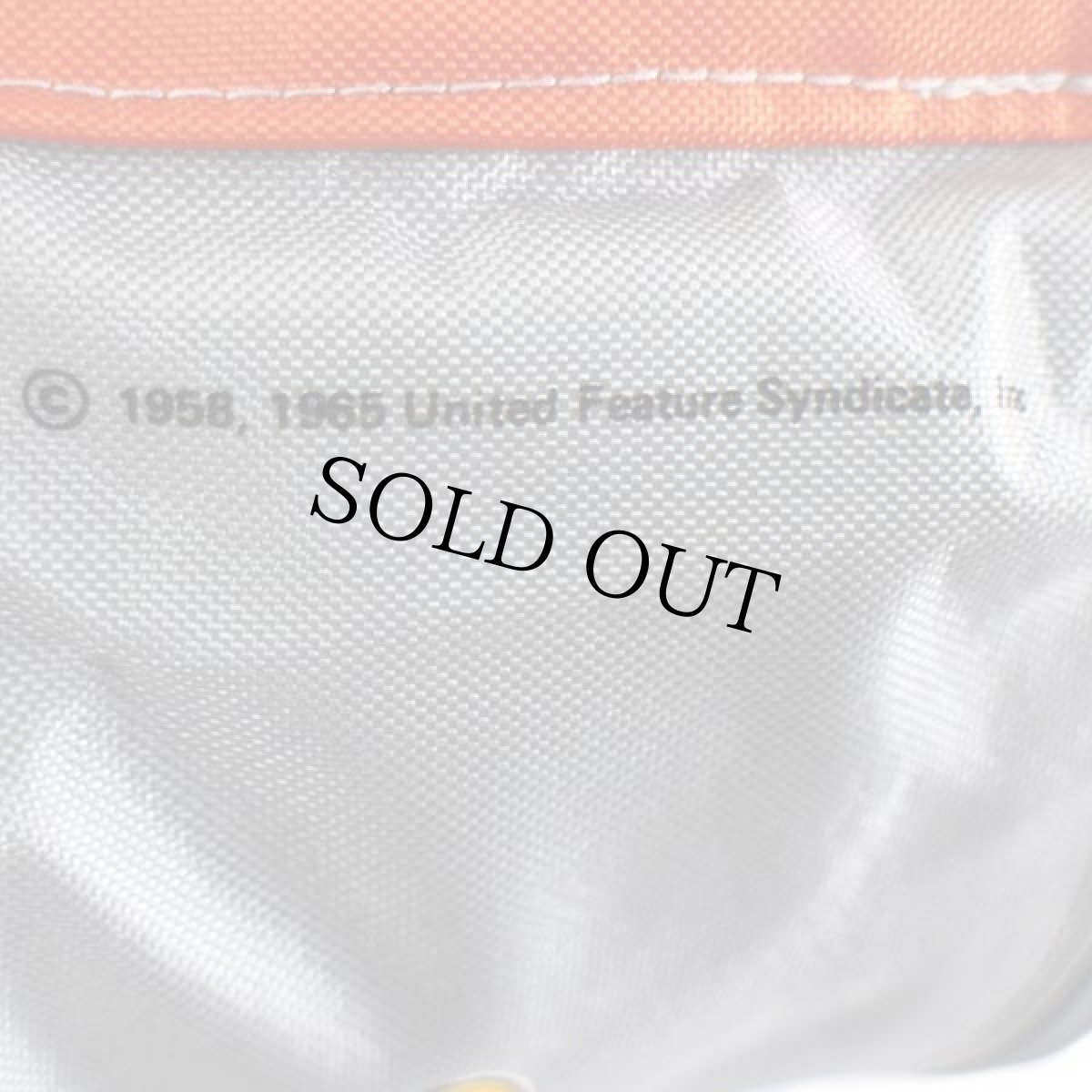 画像7: デッドストック★80s SNOOPY スヌーピー ウッドストック ツートン ナイロン ウエストポーチ★ウエストバッグ (7)