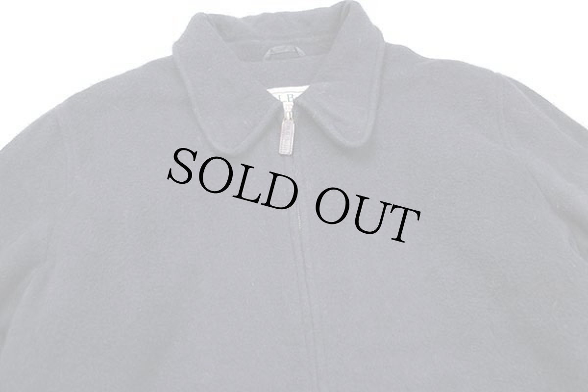 画像3: L.L.Bean 無地 Thinsulate キルティングライナー ウールジャケット 濃紺 L-T (3)