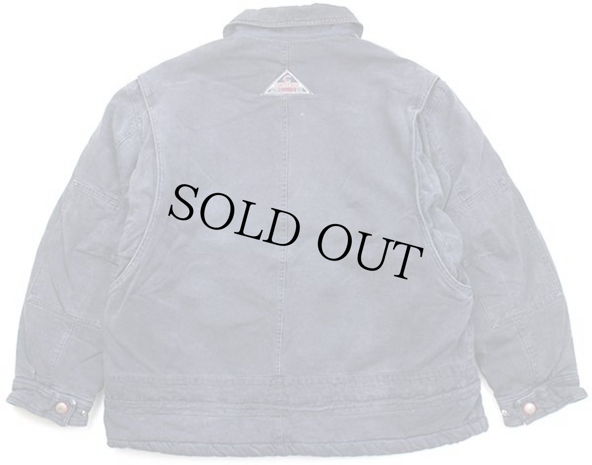 画像2: 90s CONVERSEコンバース スウェット キルティングライナー ダックジャケット 紺 (2)