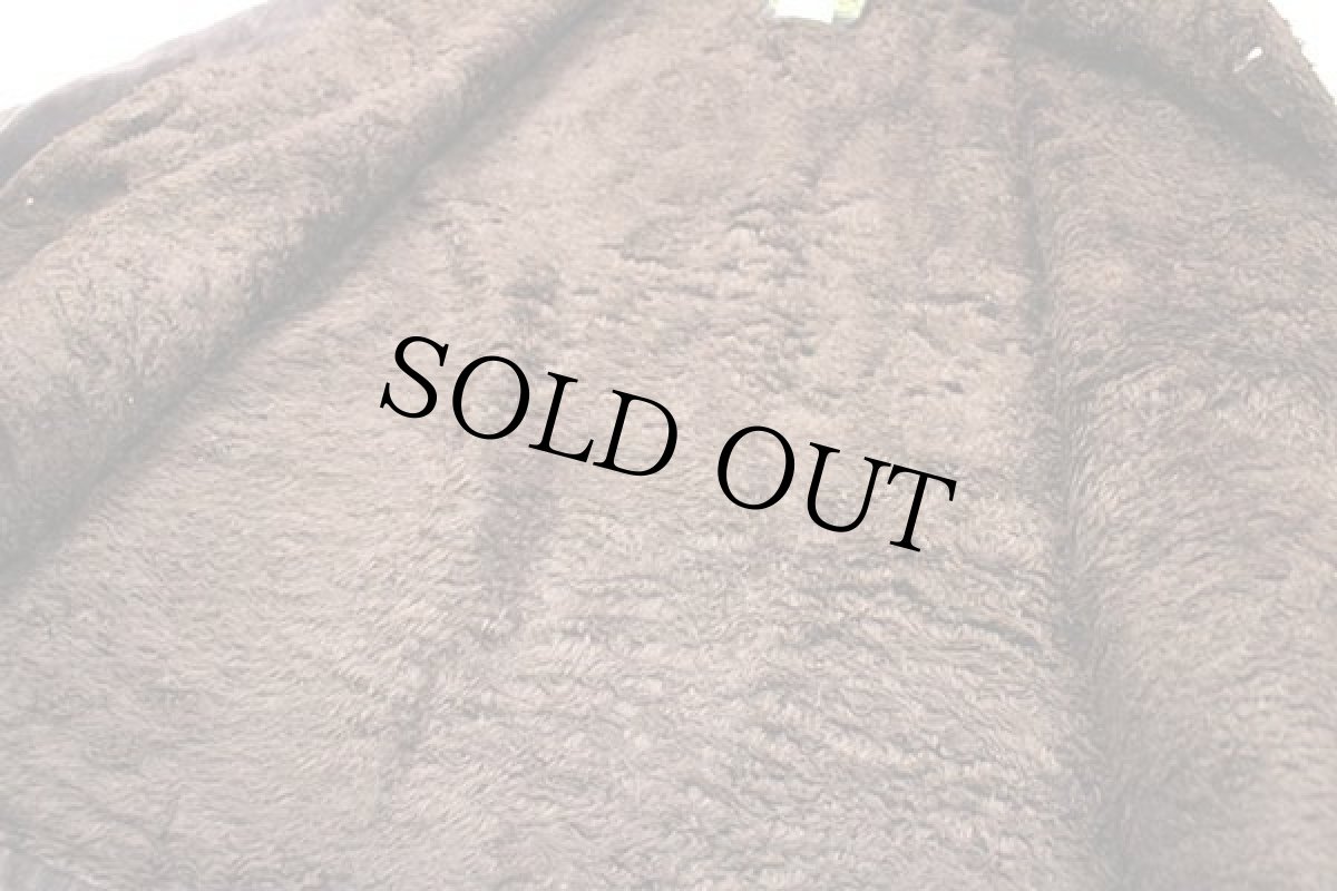 画像6: 70s USA製 Wranglerラングラー ボアライナー コーデュロイ ランチコート 焦げ茶 XL (6)