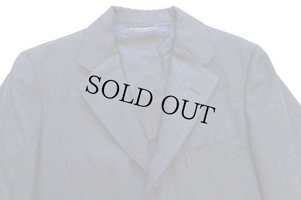 画像3: 90s USA製 BROOKS BROTHERSブルックスブラザーズ 346 3つボタン ヘリンボーン テーラードジャケット グレー (3)