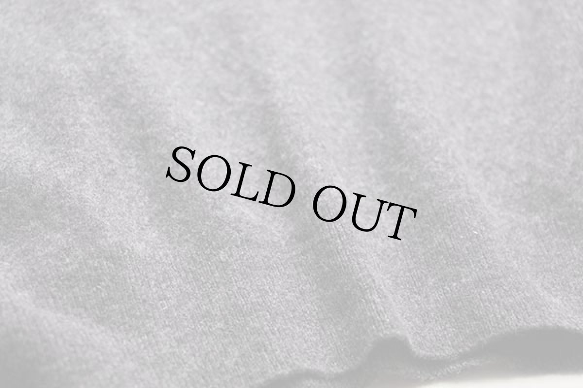 画像5: 80s スペイン製 CHEMISE LACOSTE ラコステ ワンポイント ラムウールニット ポロシャツ チャコールグレー 5 (5)