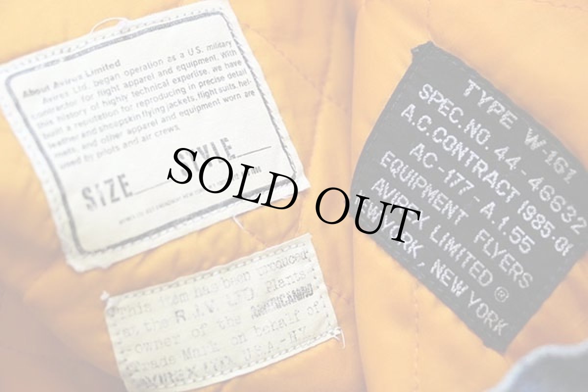 画像7: 80s イタリア製 AVIREXアヴィレックス W-161 キルティングライナー デニムパンツ 32 (7)