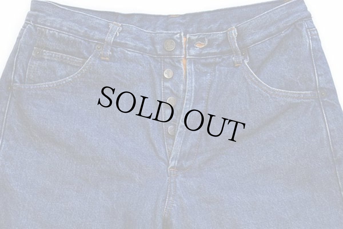 画像4: 80s イタリア製 AVIREXアヴィレックス W-161 キルティングライナー デニムパンツ 32 (4)