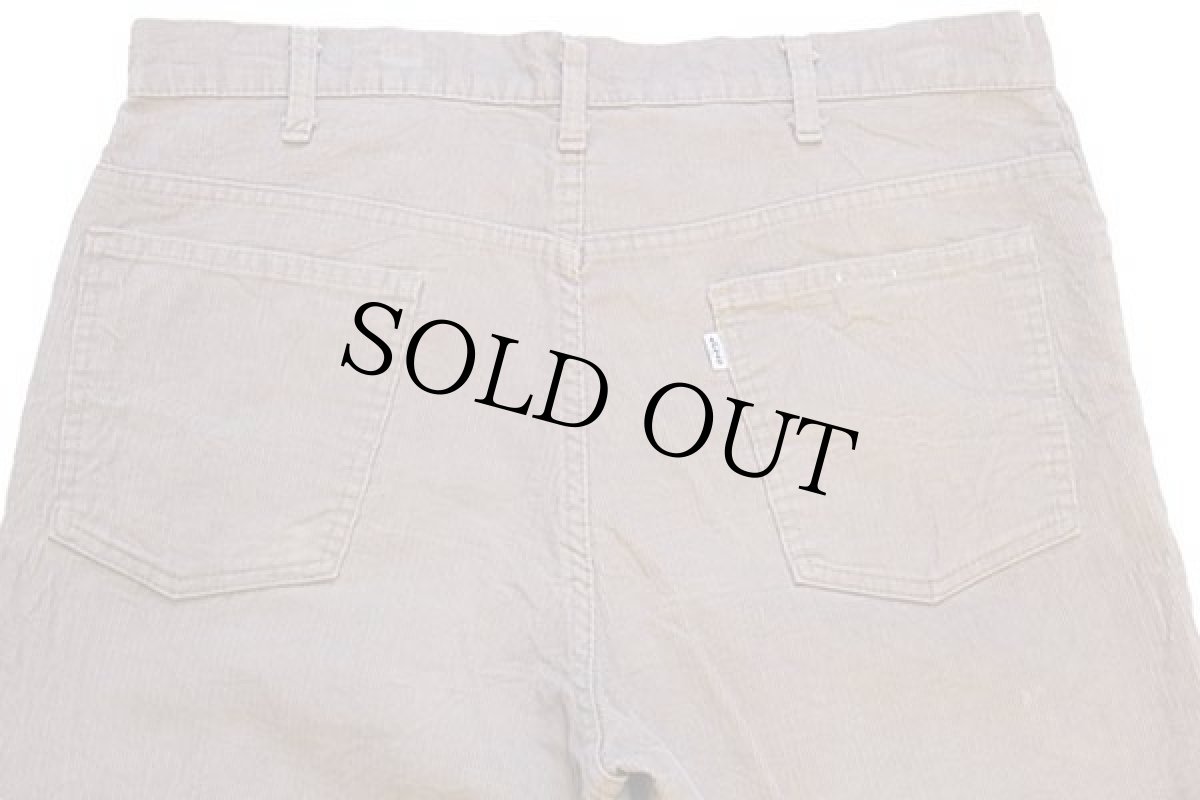 画像5: 80s USA製 Levi'sリーバイス 517 コーデュロイパンツ ベージュ w38★ブーツカット (5)