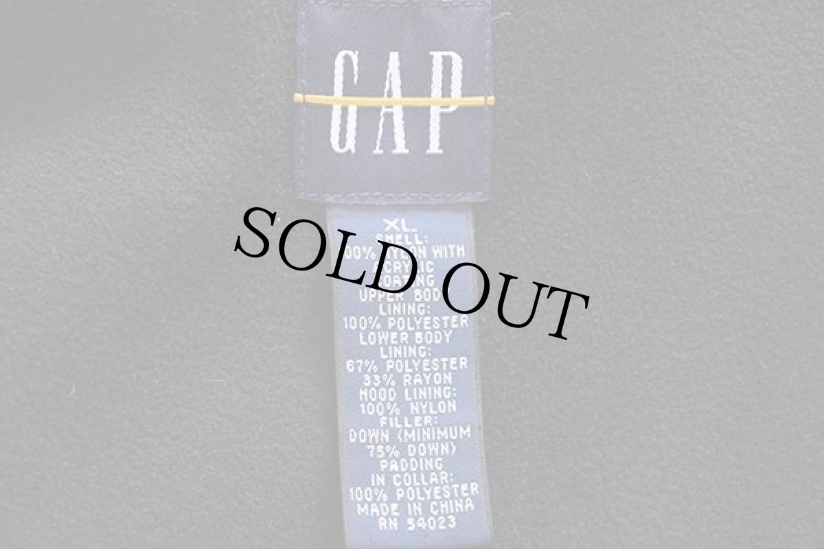 画像5: 00s GAPギャップ フリースライナー ナイロン ダウンベスト アイボリー XL (5)