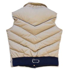 画像2: 70s Woolrichウールリッチ ダウンベスト ベージュ W-M (2)
