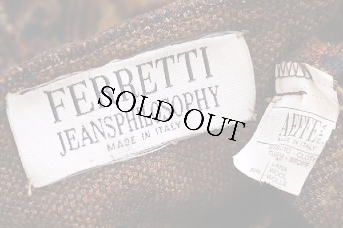 画像4: イタリア製 FERRETTI JEANSPHILOSOPHY 民族柄 ウール混 ニット パーカー 8 (4)