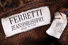 画像4: イタリア製 FERRETTI JEANSPHILOSOPHY 民族柄 ウール混 ニット パーカー 8 (4)