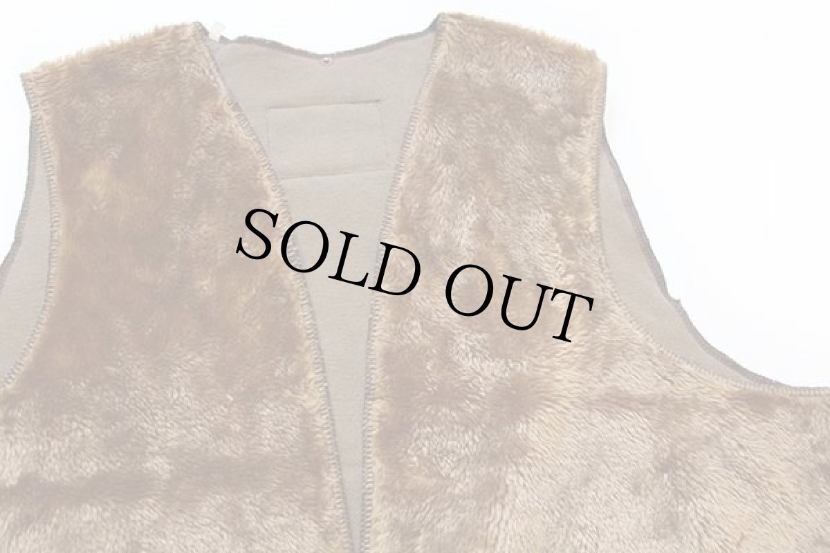 画像3: 90s 英国製 Barbourバブアー A297 パイルライナー ボア ベスト ブラウン C52★37 (3)