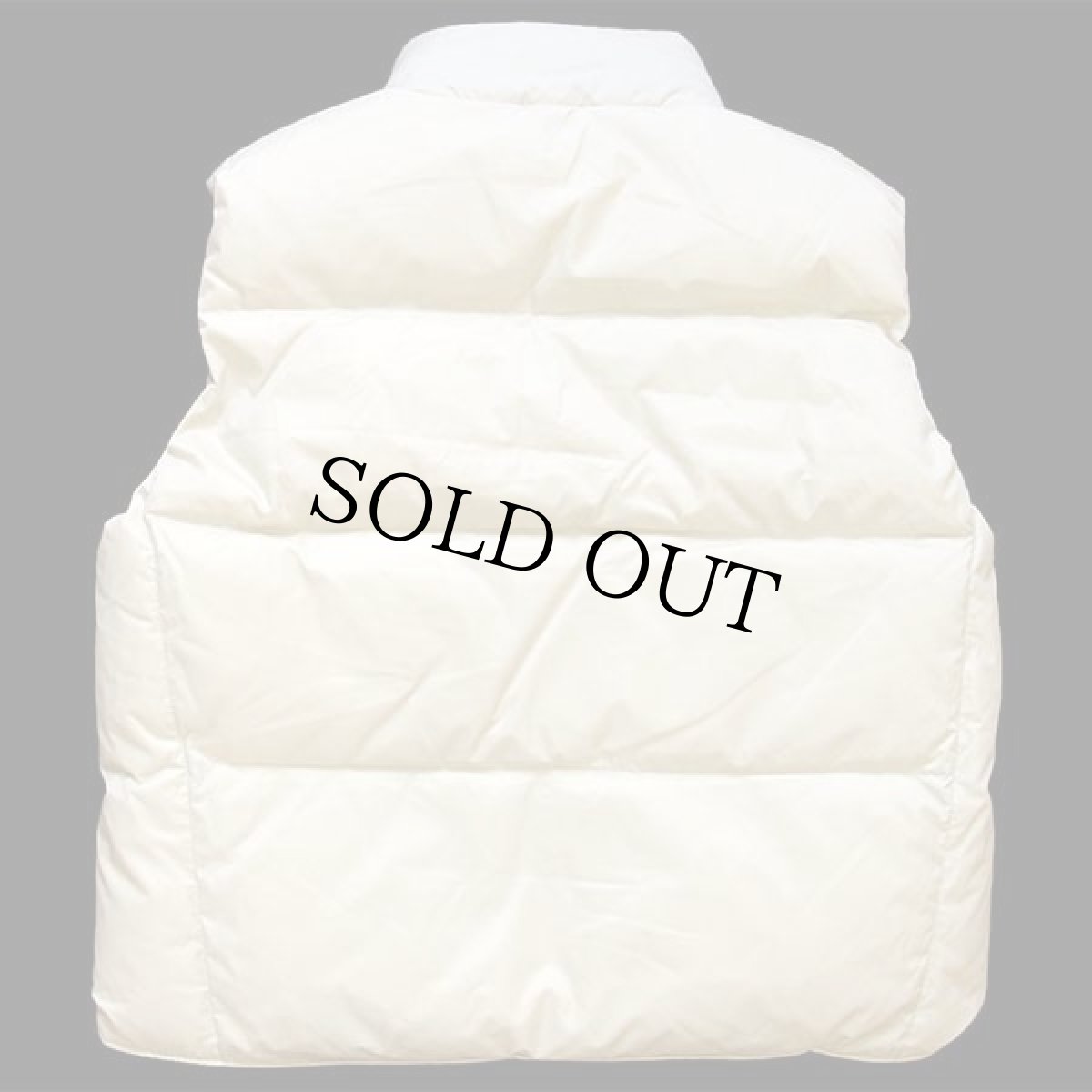 画像2: 00s GAPギャップ フリースライナー ナイロン ダウンベスト アイボリー XL (2)