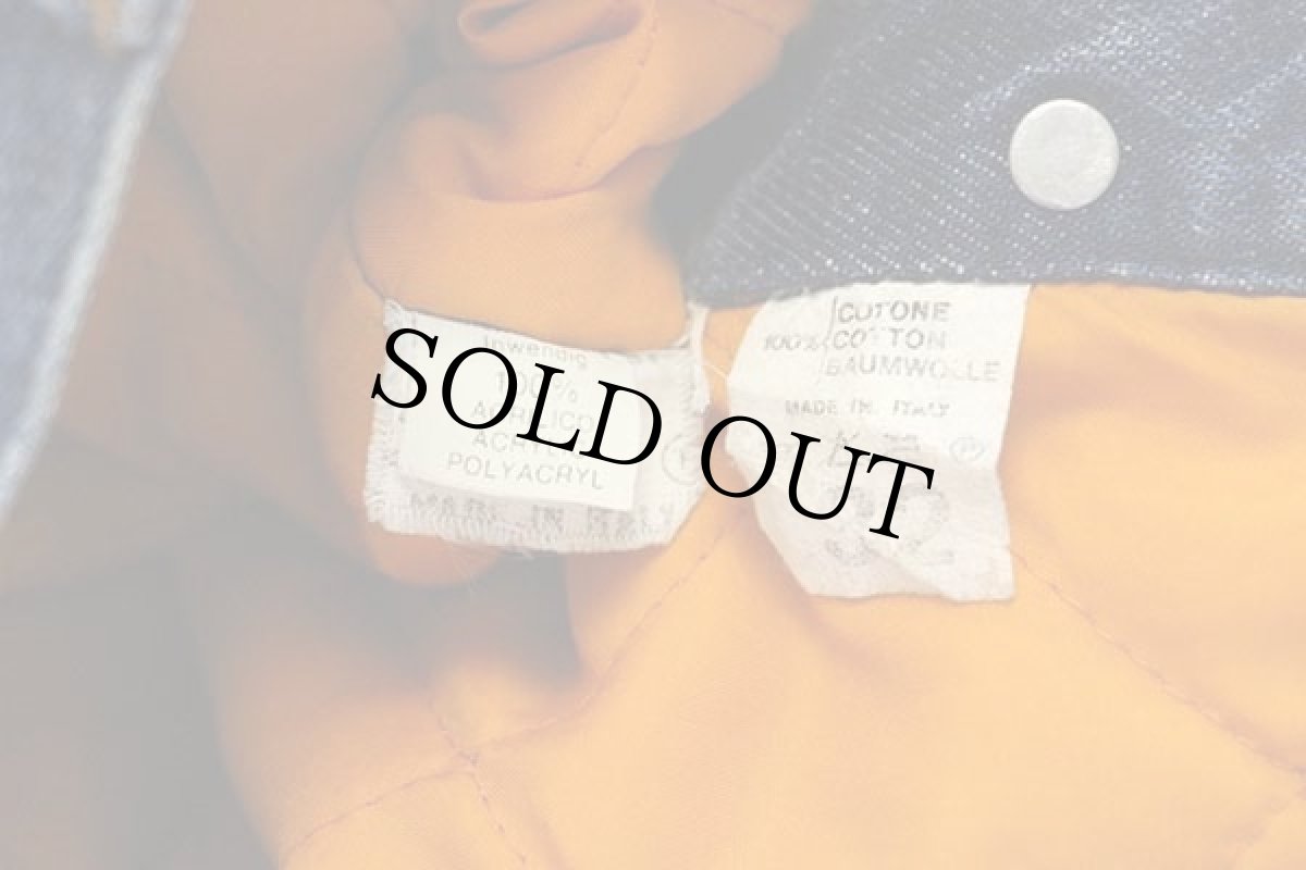 画像8: 80s イタリア製 AVIREXアヴィレックス W-161 キルティングライナー デニムパンツ 32 (8)