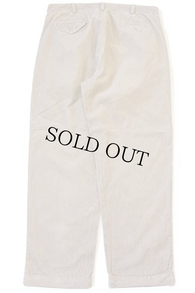 画像3: 00s ポロ ラルフローレン HAMMOND PANT ツータック コットン コーデュロイパンツ ベージュ w38 L30★09 (3)