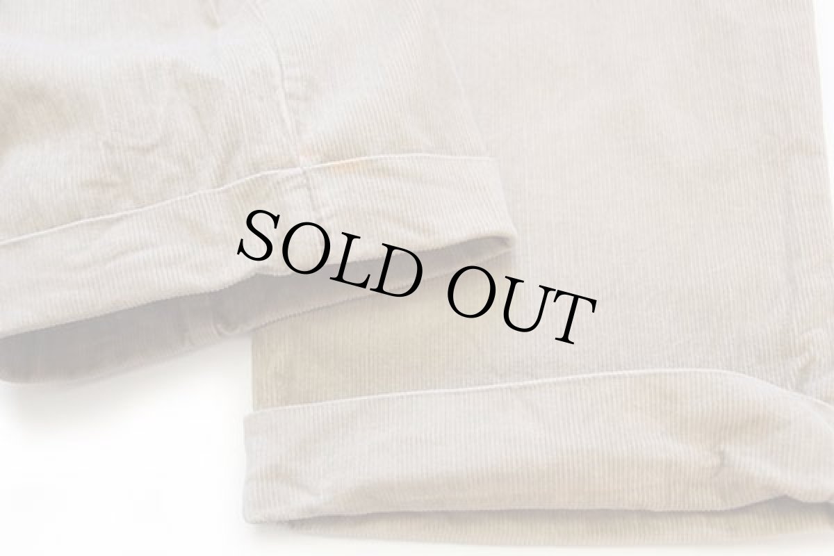 画像7: 00s ポロ ラルフローレン HAMMOND PANT ツータック コットン コーデュロイパンツ ベージュ w38 L30★09 (7)