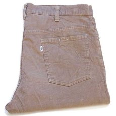 画像1: 80s USA製 Levi'sリーバイス 517 コーデュロイパンツ ベージュ w38★ブーツカット (1)