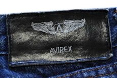 画像6: 80s イタリア製 AVIREXアヴィレックス W-161 キルティングライナー デニムパンツ 32 (6)