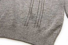 画像5: 90s イタリア製 Rodes 編み柄 ハーフジップ ウール×アクリル×ナイロンニット ポロシャツ XL★セーター (5)