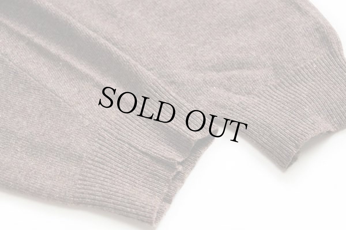 画像6: 90s イタリア製 UNKNOWN アーガイル柄 ウール×ナイロンニット ポロシャツ XL★セーター (6)