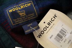 画像5: デッドストック★00s トルコ製 Woolrichウールリッチ ラグ柄 ボタンダウン コットン シャモアクロスシャツ L (5)