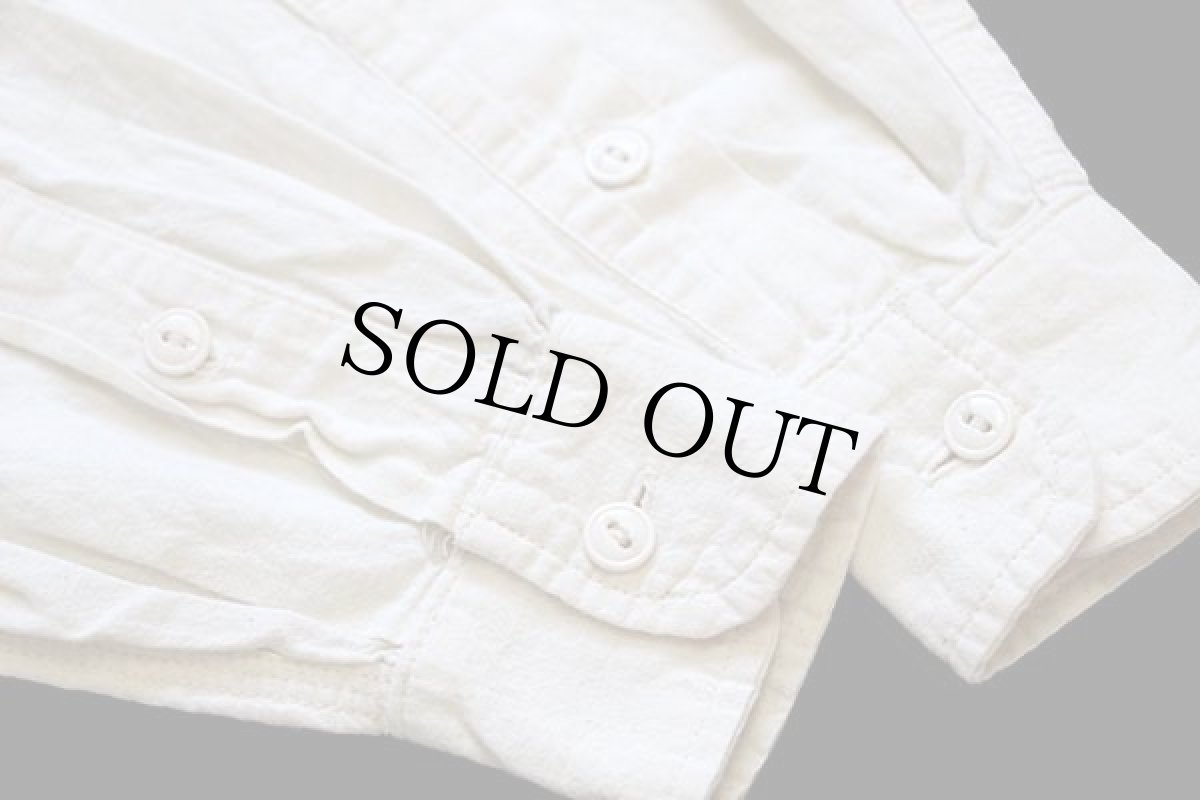 画像6: 80s USA製 ラルフローレン コットン ワークシャツ 生成り 6 (6)