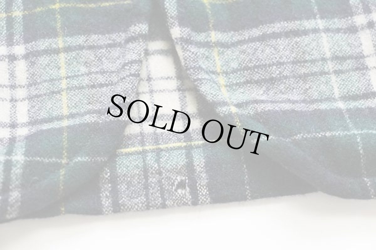 画像7: 70s USA製 PENDLETONペンドルトン タータンチェック 3つボタン ウール アンコンジャケット L★テーラード ブレザー (7)